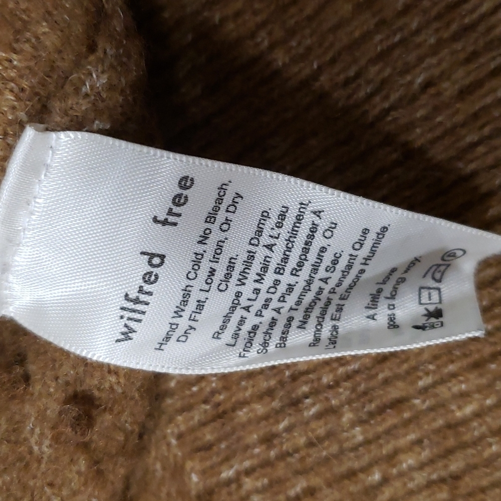 (XS) Aritzia Wilfred Free Alpaca Wool Blend Cozy Cardigan Comfy Soft Cottagecore - Picture 9 of 11